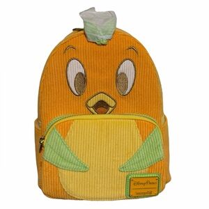 Disney Parks 2025 Loungefly Orange Bird Corduroy Backpack Bag New